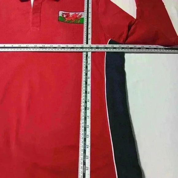 Wales  Cymru Rugby long sleeve polo. Men's size Xl - Picture 5 of 10